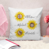 ヒマワリの子供 |孫の写真 クッション