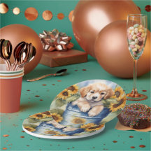 ヒマワリの子犬