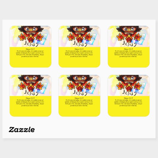 ヒマワリの巨大なコーヒーマグのマグネットのノートを持つイエス スクエアシール (シート)