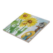 ヒマワリの庭 タイル (側面)