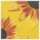 ヒマワリの抽象的な生地 ファブリック (クローズアップ)