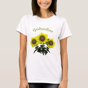 ヒマワリの教母の母の日のギフト Tシャツ