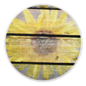 ヒマワリの木 セラミックノブ (正面)