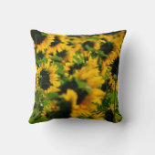 ヒマワリの枕 クッション (裏面)