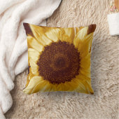 ヒマワリの枕 クッション (ブランケット)