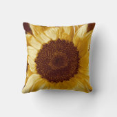 ヒマワリの枕 クッション (裏面)