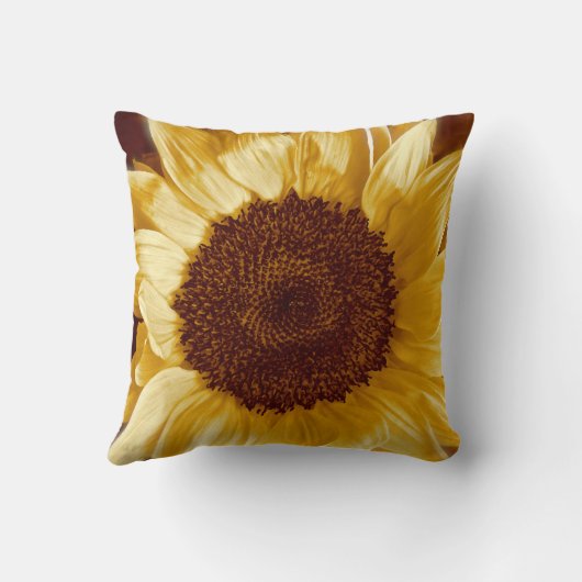 ヒマワリの枕 クッション (裏面)