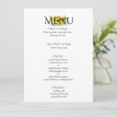 ヒマワリの水の色の素朴結婚なメニュー シーズンカード (スタンド正面)