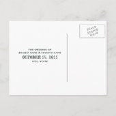 ヒマワリの瓶バーンウッド秋日付を保存 案内ポストカード (裏面)