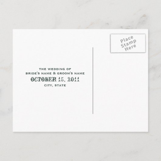 ヒマワリの瓶バーンウッド秋日付を保存 案内ポストカード (裏面)