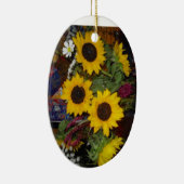 ヒマワリの笑い声のオーナメント セラミックオーナメント (右)