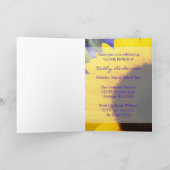 ヒマワリの第60誕生会 招待状 (内部)