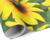 ヒマワリの紙の蝶 ラッピングペーパー (ロールコーナー)