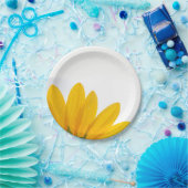 ヒマワリの紙皿 ペーパープレート (パーティー)