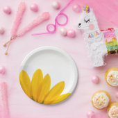ヒマワリの紙皿 ペーパープレート (パーティー)