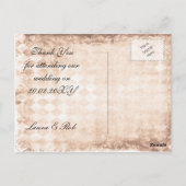 ヒマワリの素朴なメイスン結婚ジャー感謝していユーザ ポストカード (裏面)