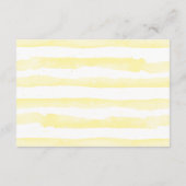 ヒマワリの結婚式のための披露宴カード エンクロージャーカード (裏面)