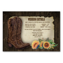 ヒマワリの結婚披露宴の調節カード