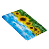 ヒマワリの絵を描くこと マグネット (右側)