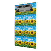 ヒマワリの絵を描くこと ミニクリップボード (アングル2)