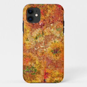 ヒマワリの絵画のヴィンテージ iPhone 11 ケース
