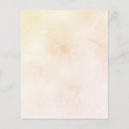 ヒマワリの緑の予算結婚式招待状 (裏面)