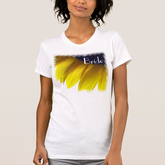ヒマワリの花嫁のTシャツ Tシャツ (正面)