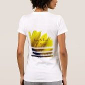 ヒマワリの花嫁のTシャツ Tシャツ (裏面)