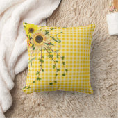 ヒマワリの花束 クッション (ブランケット)