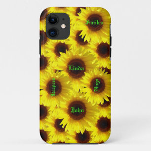 ヒマワリの花束 iPhone 11 ケース