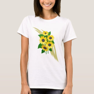 ヒマワリの花束 Tシャツ