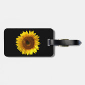 ヒマワリの荷物のラベル ラゲッジタグ (裏面横)