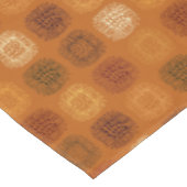 ヒマワリの落書きのEarthtoneの手描きのパターン テーブルクロス (アングル)