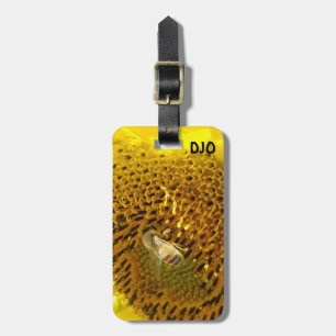 ヒマワリの蜂蜜の蜂 ラゲッジタグ