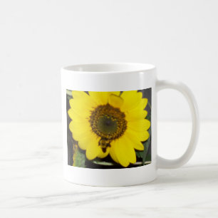 ヒマワリの蜂 コーヒーマグカップ