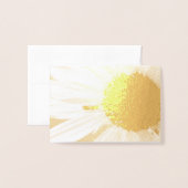ヒマワリの蟻 箔カード (封筒付き正面)