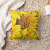 ヒマワリの装飾用クッション クッション (ブランケット)