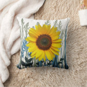 ヒマワリの装飾用クッション クッション (ブランケット)