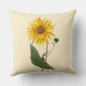 ヒマワリの装飾用クッション クッション (裏面)
