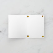 ヒマワリの調子Notecard カード (内部)