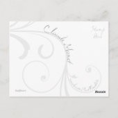 ヒマワリの郵便はがき ポストカード (裏面)