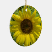 ヒマワリの金ゴールドのオーナメント セラミックオーナメント (右)