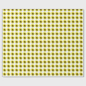 ヒマワリの開花パターン ラッピングペーパー (フラット)