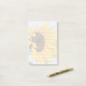 ヒマワリの開花4x6のポスト・イットのパッド ポストイット (デスク上)