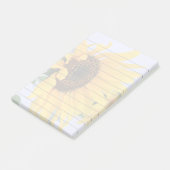 ヒマワリの開花4x6のポスト・イットのパッド ポストイット (アングル)