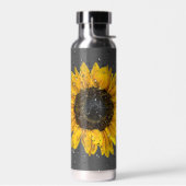 ヒマワリの雨粒 ウォーターボトル (左面)