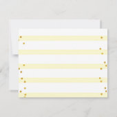 ヒマワリの黄色い蜂のサンキューカード サンキューカード (裏面)