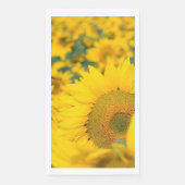 ヒマワリの黄色のフィールド写真 (正面)