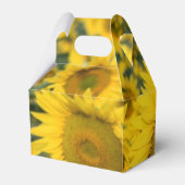 ヒマワリの黄色のフィールド写真 フェイバーボックス (裏面サイド)