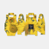 ヒマワリの黄色のフィールド写真 フェイバーボックス (折り畳みなし)